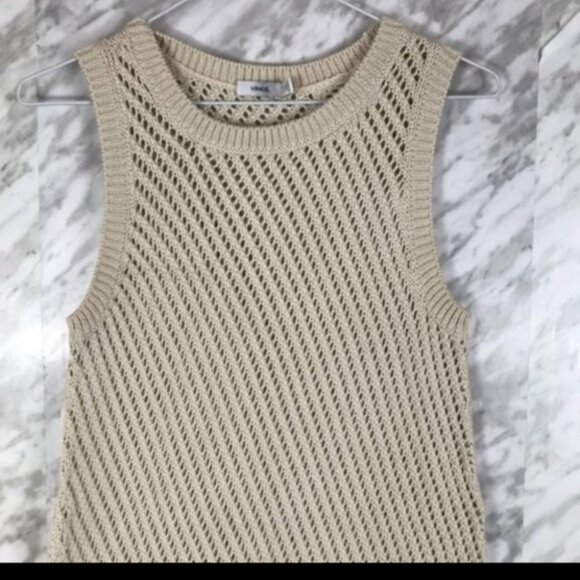 Vince Mesh Knit skeeveless tank sweater - Picture 4 of 8